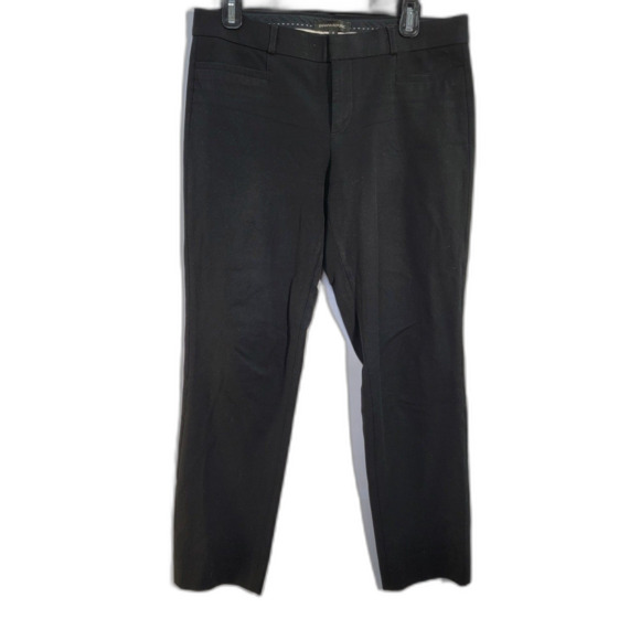 BANANA REPUBLIC Casual Black Slack Pants Loop Belt with Front Pockets Size 8 - Picture 1 of 8